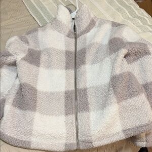 Pink Lily Cream Sherpa Jacket